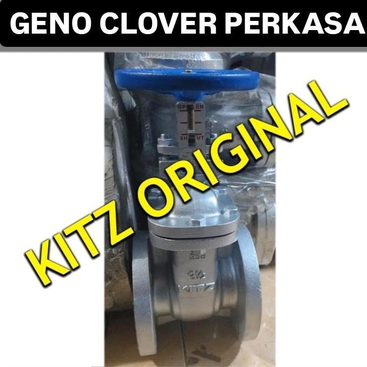 2,5" GATE VALVE FCHI KITZ BESI JIS 10K FLANGE CAST IRON CI FCHI KITZ - UKURAN DN65 2-1/2" INCH