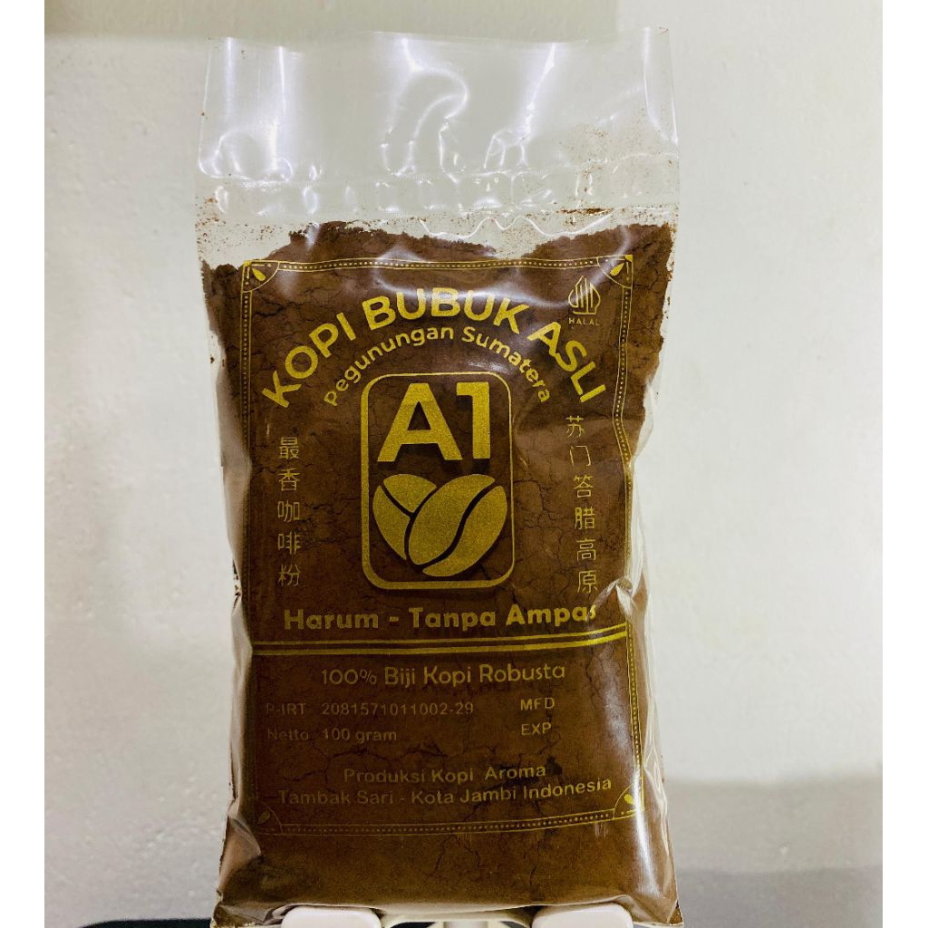 

Kopi Bubuk Asli A1 Robusta 100% dari biji Kopi Robusta Coffee Powdered , Ground Coffee Robusta