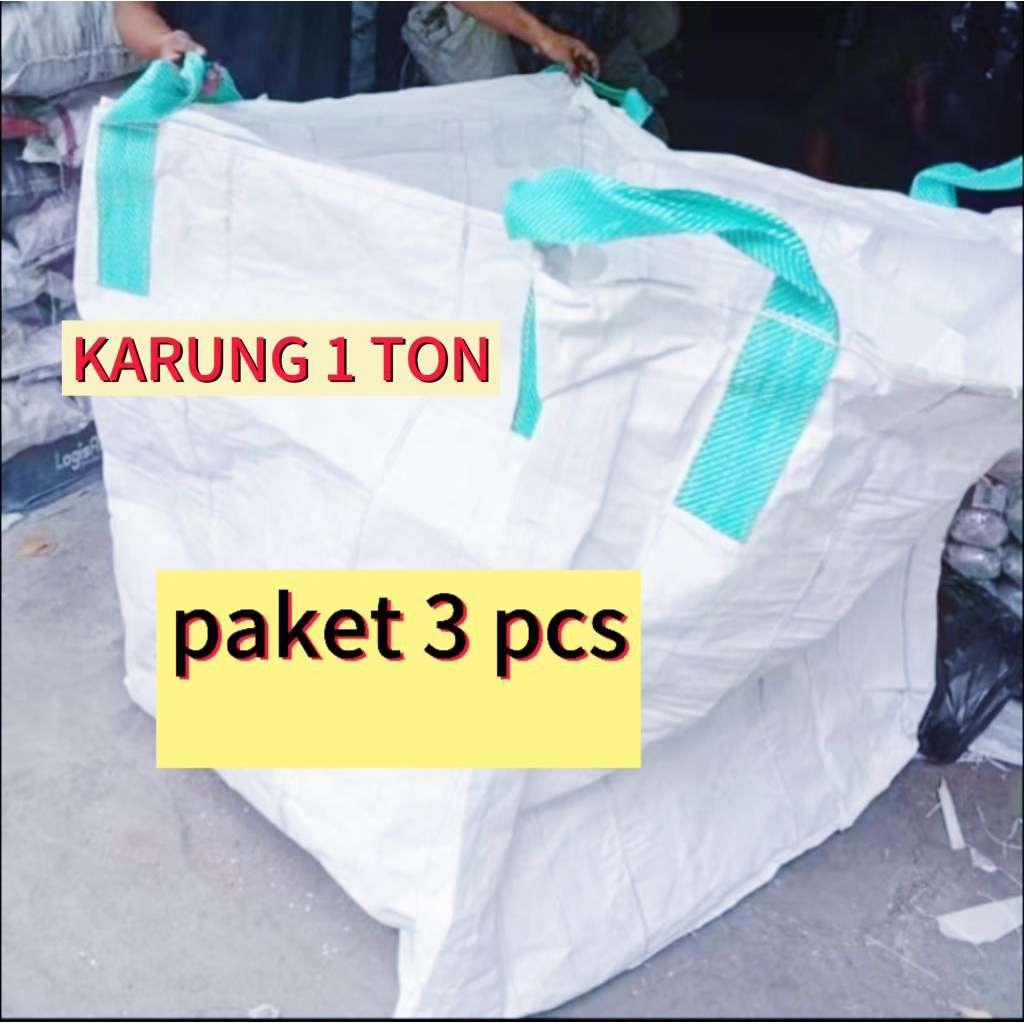 Karung 1 ton 3 Pcs  karung besar karung kapasitas besar Karung industri karung logistik bag 1 ton ba