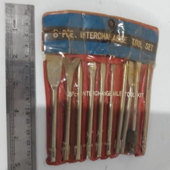 

Pahat Punch Chisel Set 8 OBENG Ukir CUKIL CARVING TOOL GANTI PASANG