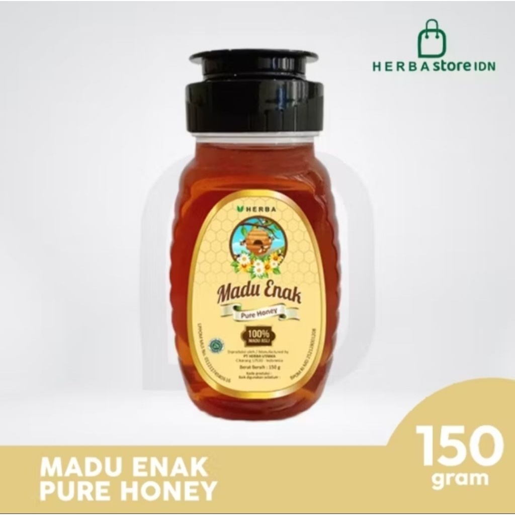 

Madu Enak herbal Pure Honey 150gr