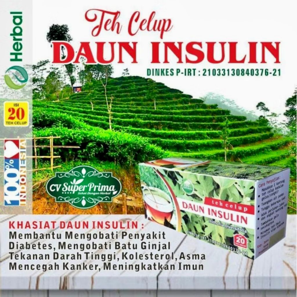 

TEH CELUP DAUN INSULIN