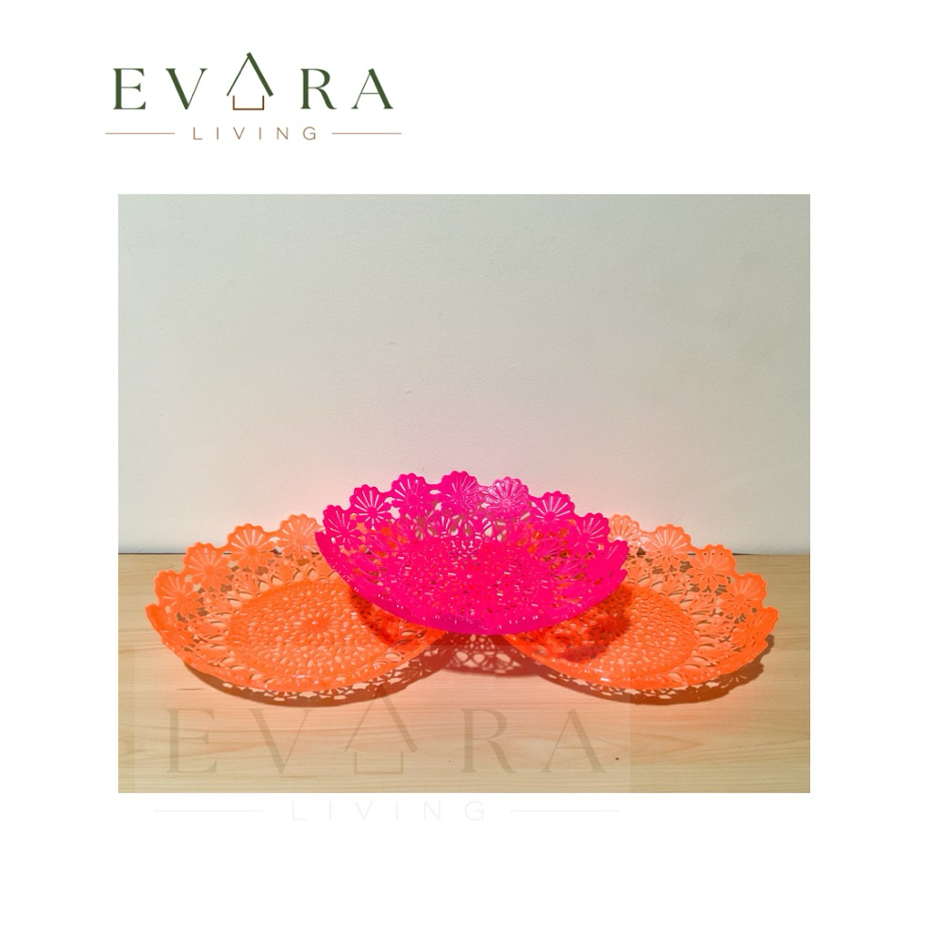 Wadah buah plastik / Tempat buah plastik warna warni / Bakul buah murah / Tempat buah murah