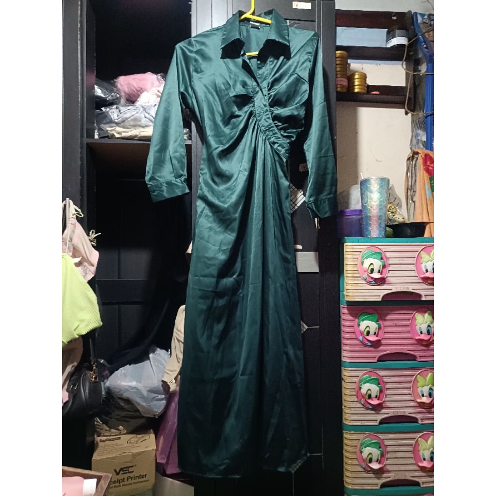 Longdres satin kondangan