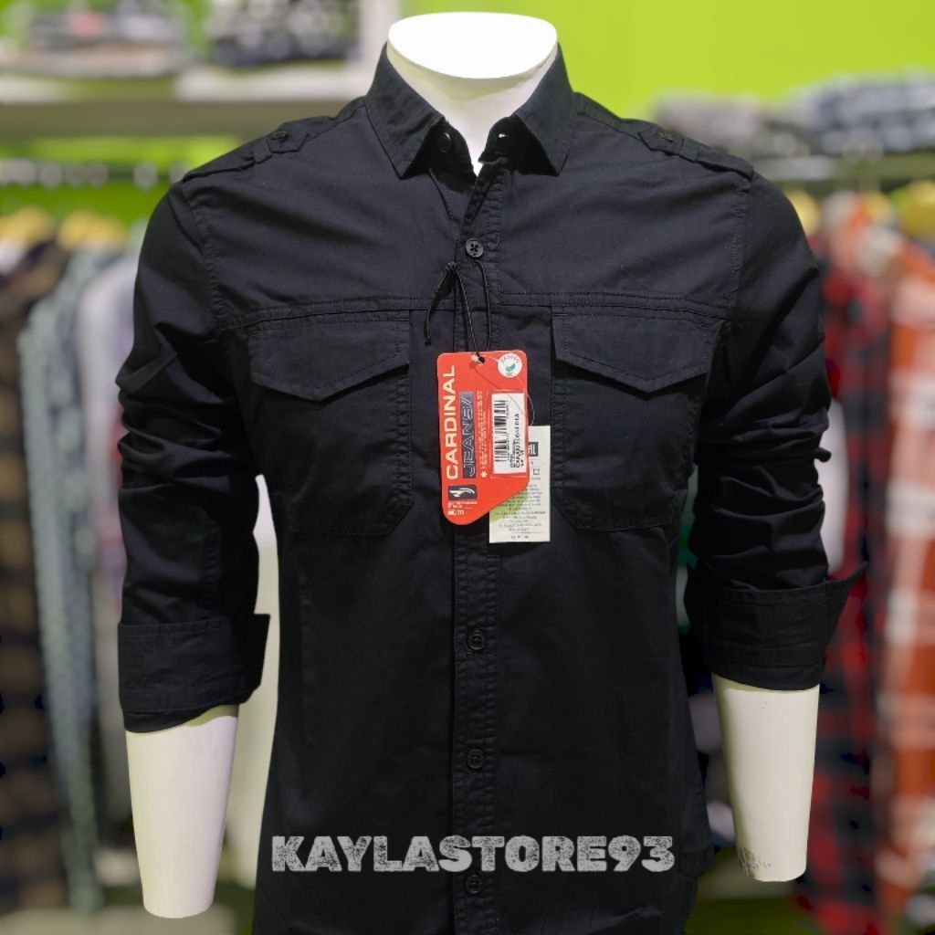 KEMEJA CARDINAL JEANS ORIGINAL PANJANG