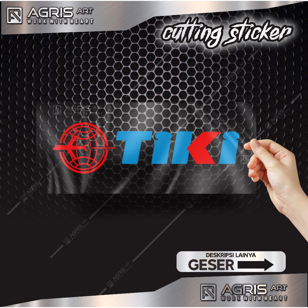 

stiker cutting sticker TIKI bukan printing anti luntur