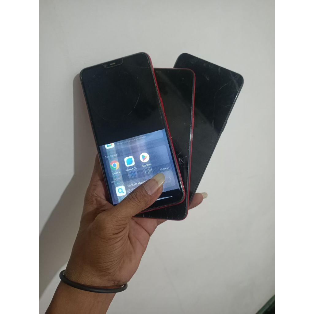 hp oppo a3s minus lcd