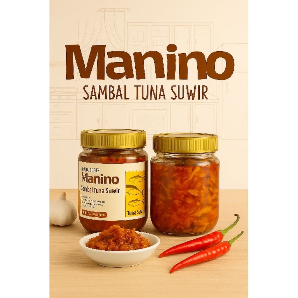 

MANINO | Olahan Sambal Toples | Sambal Tuna Suwir