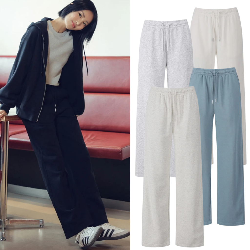 WARNAMU #1167 TOPTEN WOMEN'S TERRY STRAIGHT SWEATPANTS