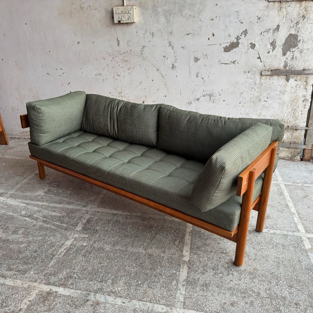 sofa 3 seater minimalis kayu jati
