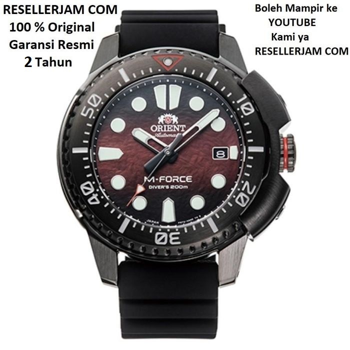 Jam Tangan Orient M-Force RA-AC0L09R00B Orient RA-AC0L09R Original