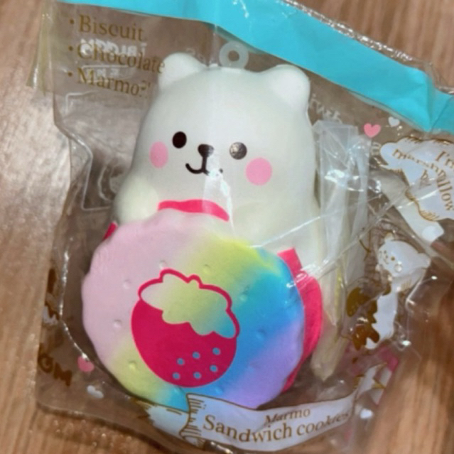 Ibloom squishy marmo cookies rainbow RARE HTF