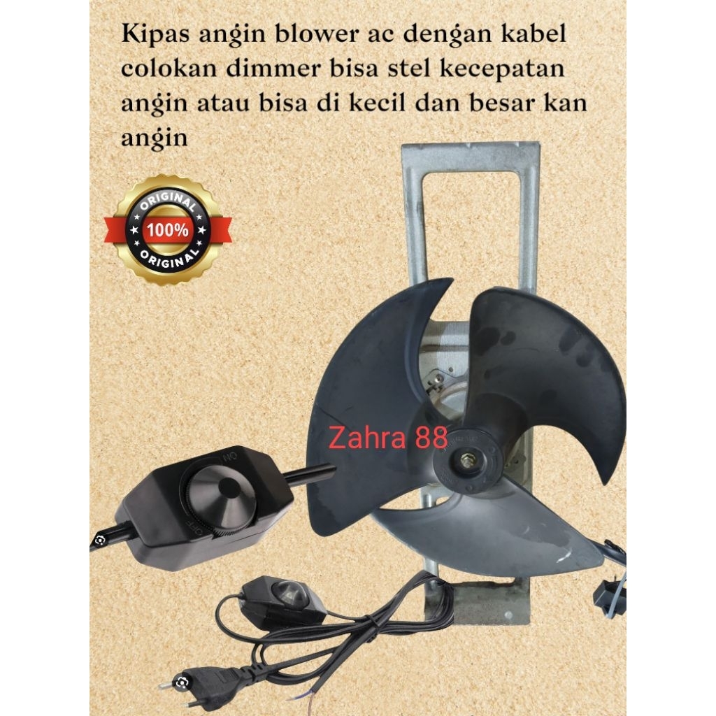 DIMMER KIPAS ANGIN BLOWER AC  1PK 3 DAUN DENGAN KABEL COLOKAN SAKLAR DIMMER / KIPAS ANGIN BLOWER OUT