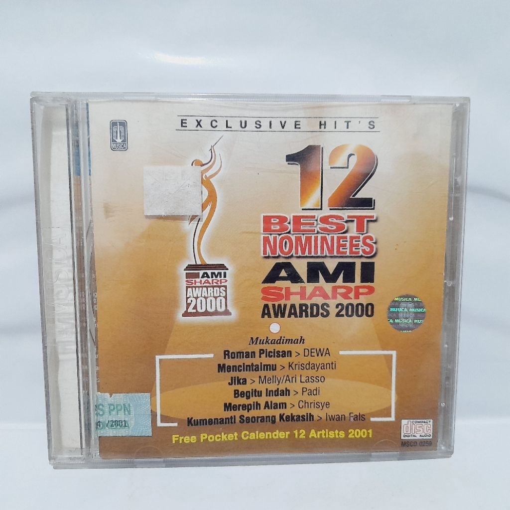 CD 12 Best Nominees AMI Sharp 2000 - Dewa Padi Chrisye Iwan Fals