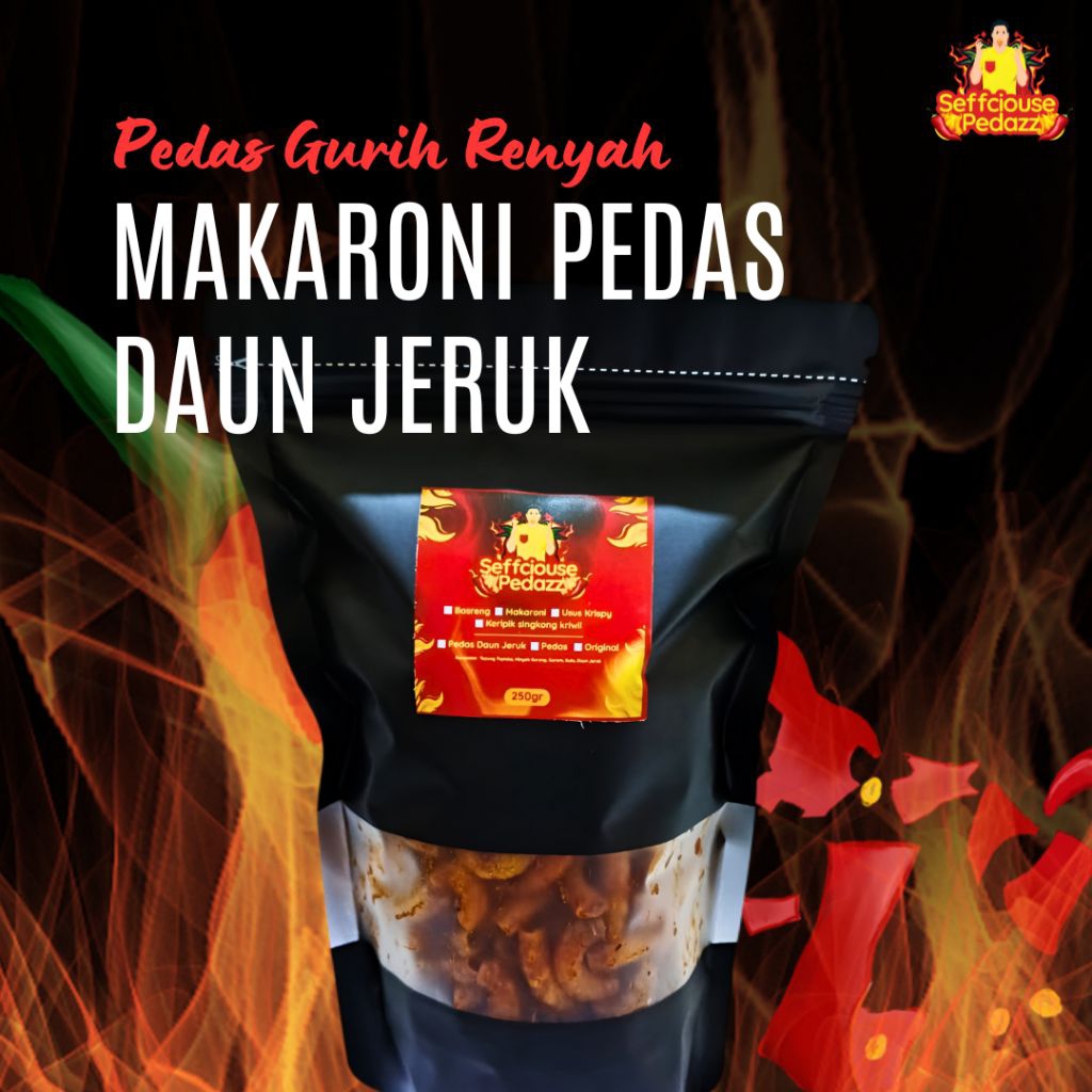 

Seffciouse Pedazz - Makaroni Pedas Rempah 250 Gram