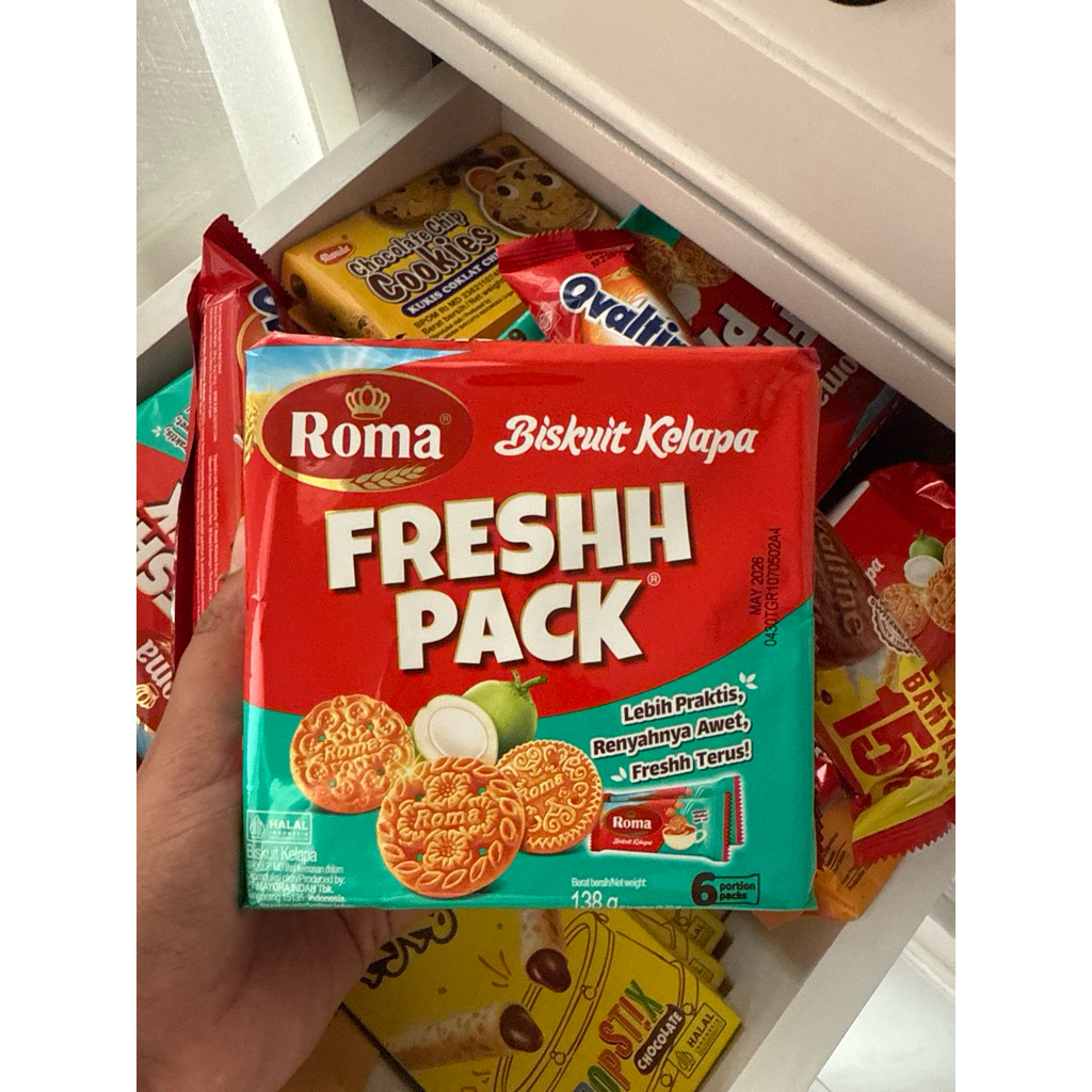 

Biskuit Roma Kelapa Fresh Pack