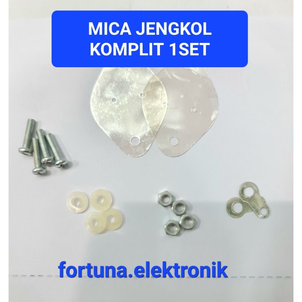 ISOLATOR MICA TR JENGKOL MJ2955 3055 KOMPLIT 1 SET/MIKA TR JENGKOL KOMPLIT UNTUK 1SET TR JENGKOL