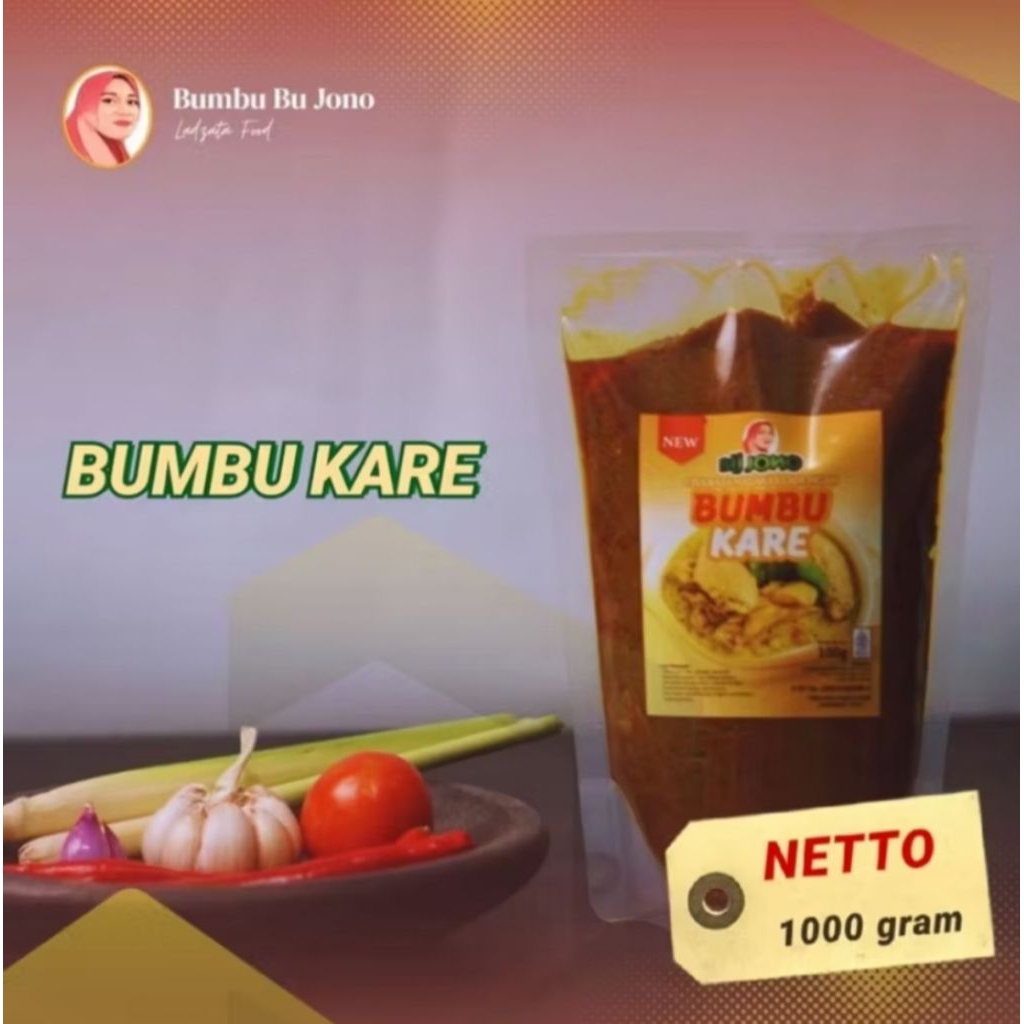 

1000 gram KARE INSTAN BUMBU BU JONO MASAKAN JAWA TIMUR