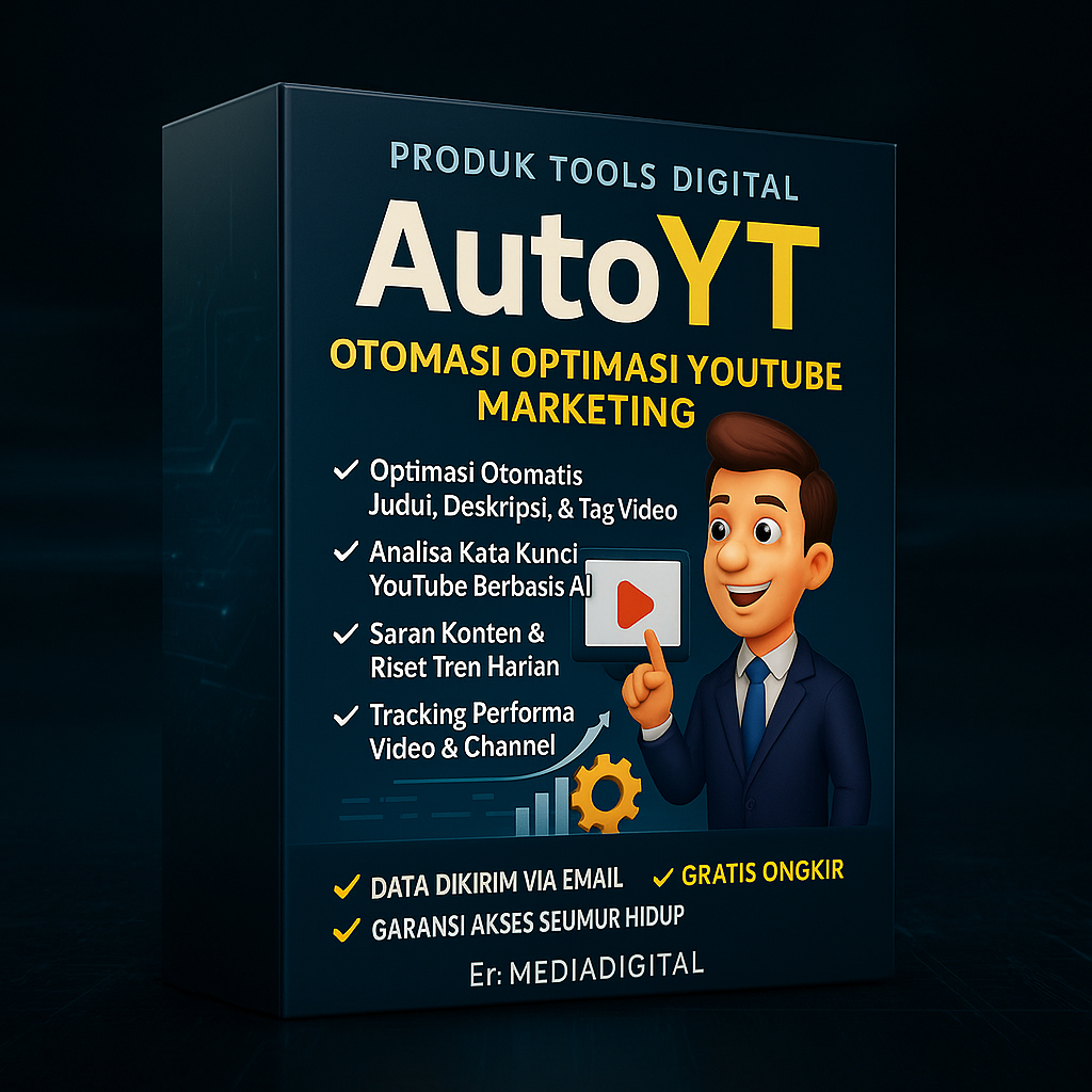 AUTO YT Tools - Software Tool Automatisasi Optimasi YouTube