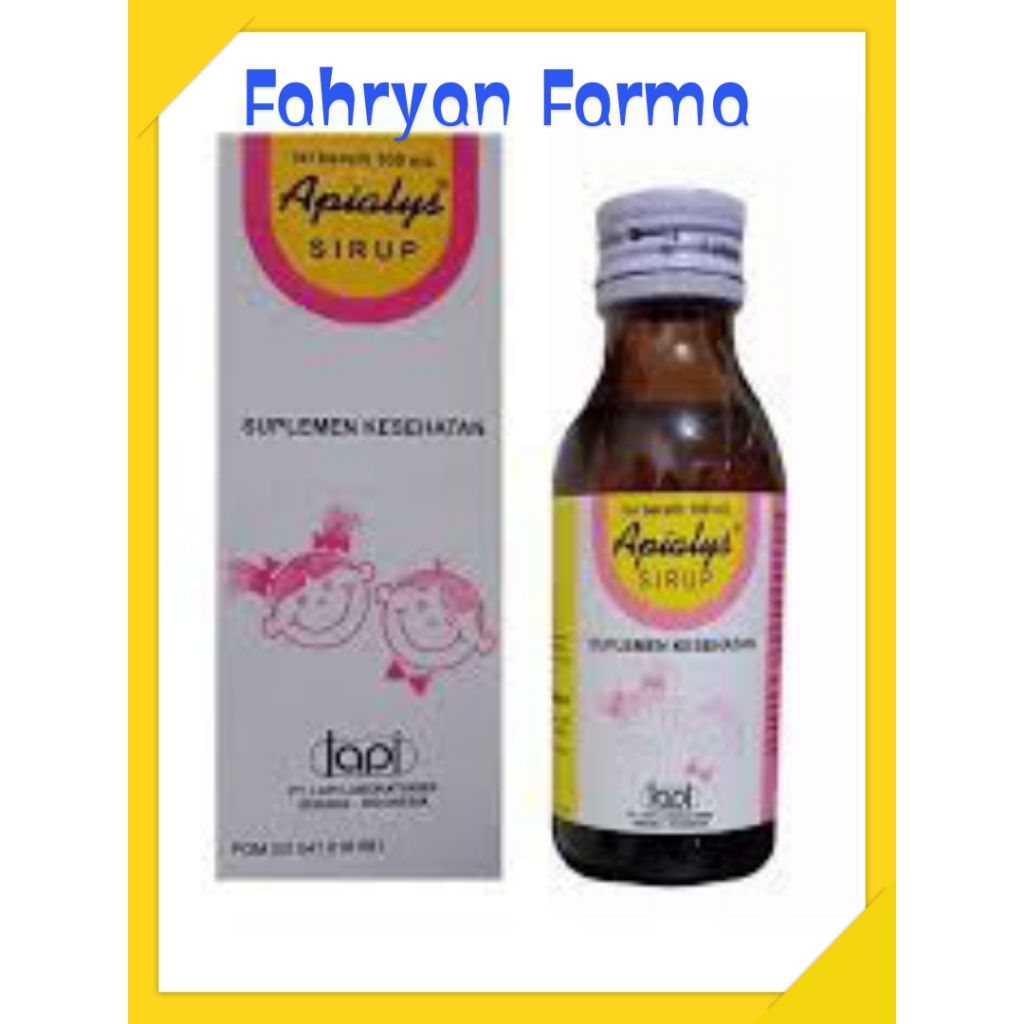 Apialys sirup/botol/100ml, untuk vitamin anak