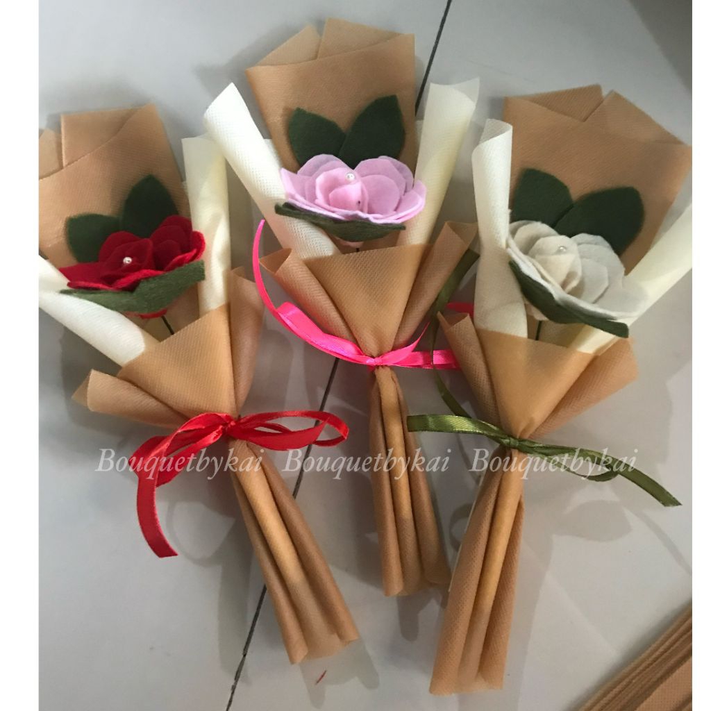 (READY) Bunga Flanel 1 Tangkai