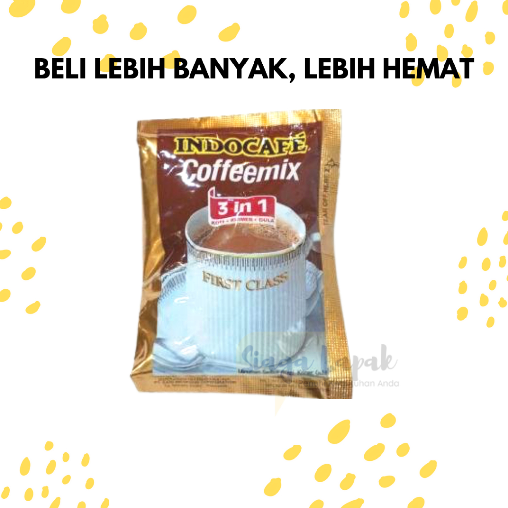 

Indocafe Coffeemix ECERAN 1 SACHET Kopi 3 in 1 Kopi Gula Krimer [BELI BANYAK LEBIH MURAH]