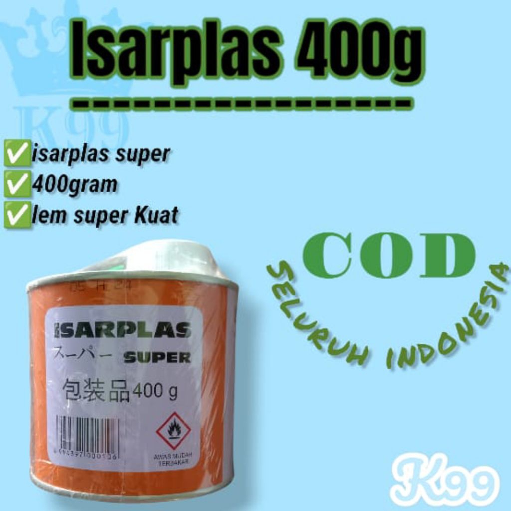Lem isarplas / lem pvc isarplas 400gr / lem pipa isarplas