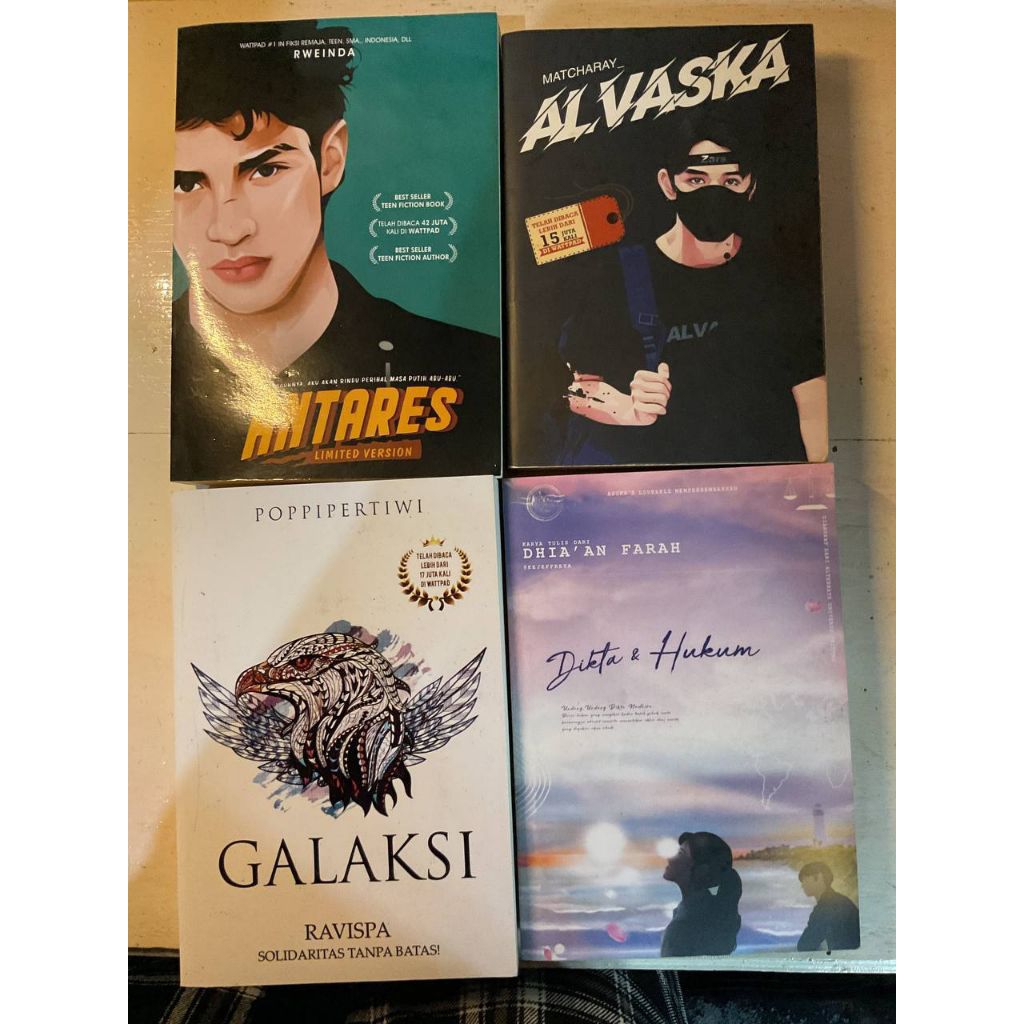 Preloved Au Wattpad Twitter Galaksi Antares Antariksa Dikta dan Hukum Abi Ghea Tulisan Sastra Alvask