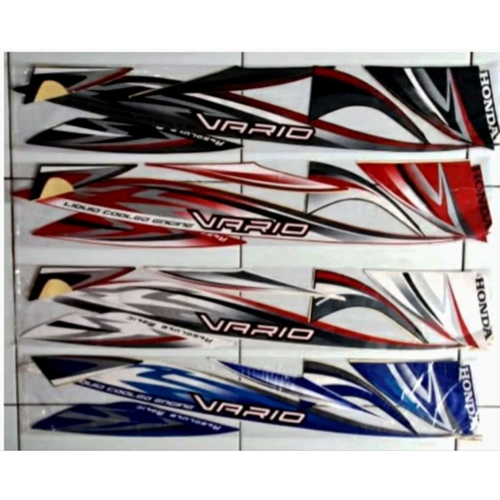 Stiker Striping Lis Body Motor Vario 110 Karbu 2013 Standar