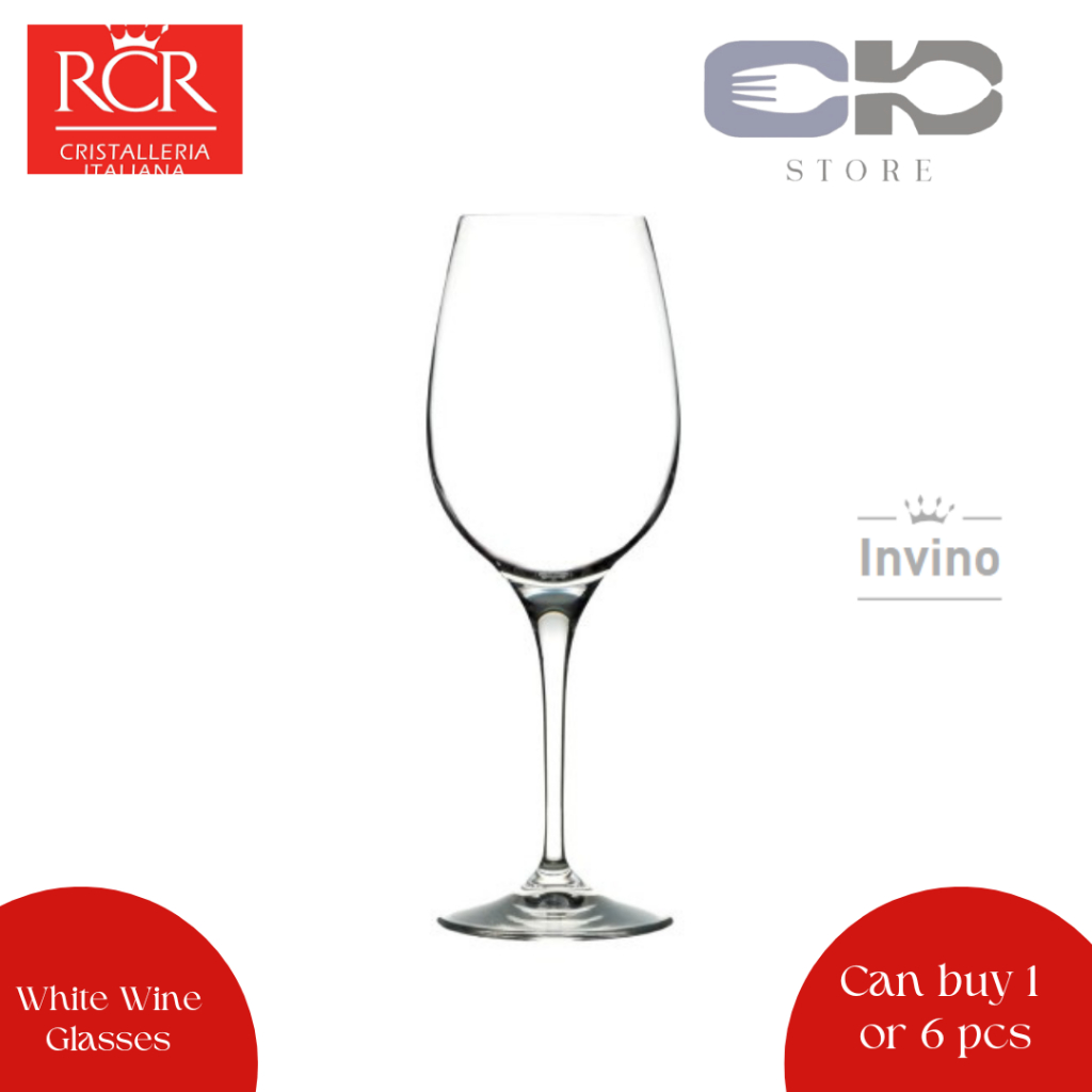 Gelas Wine - Wine Glass - RCR Invino White Wine Crystal Glasses 38 oz