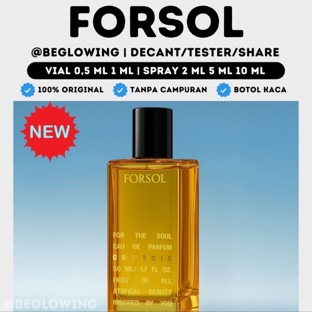 Decant - Forsol Magnetic Sentimetal Green Scene Charmomile Rose Pepper Cowbois