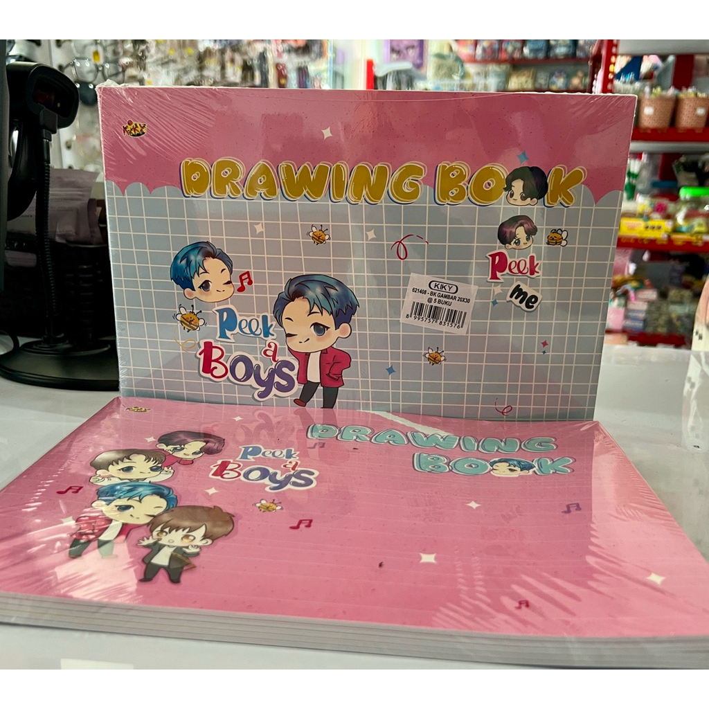 

BUKU GAMBAR KYKY A4 isi 10 lembar ( pack 5 buku)
