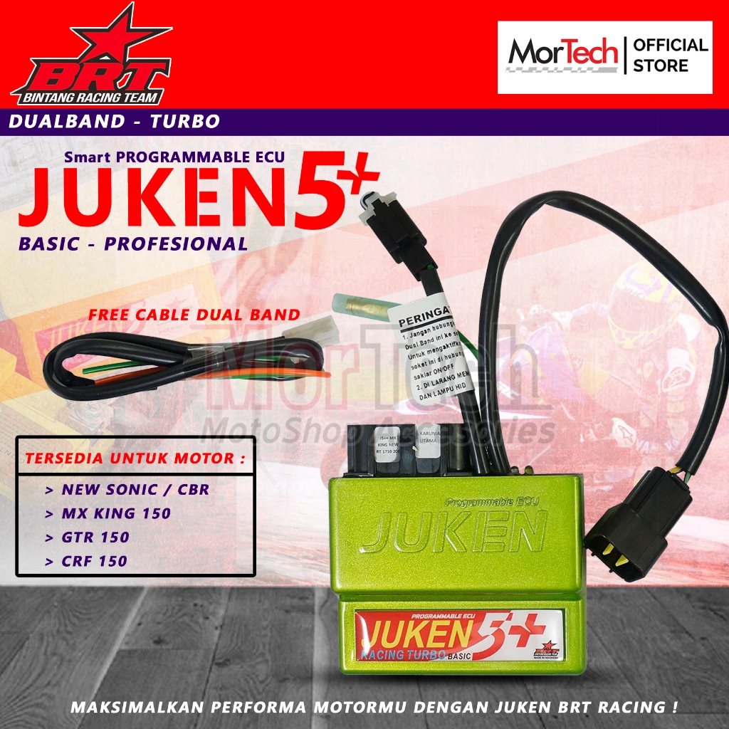 ECU BRT Juken 5++  Dual Band BRT Racing Motor Sonic 150 New CB150R Supra GTR CBR 150R CRF 150 MX Kin