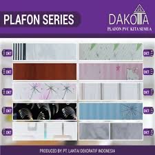 Plafon PVC Coklat serat kayu nat DAKOTA plavon pvc motif serat kayu nat