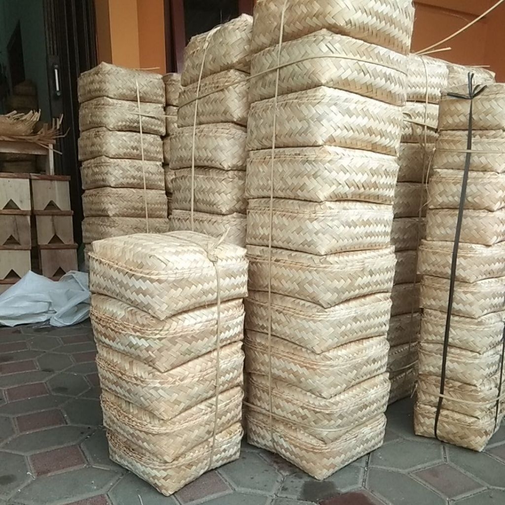 Besek 25 X 25 Besek Hampers Souvernir Besek Genduri Besek Walet