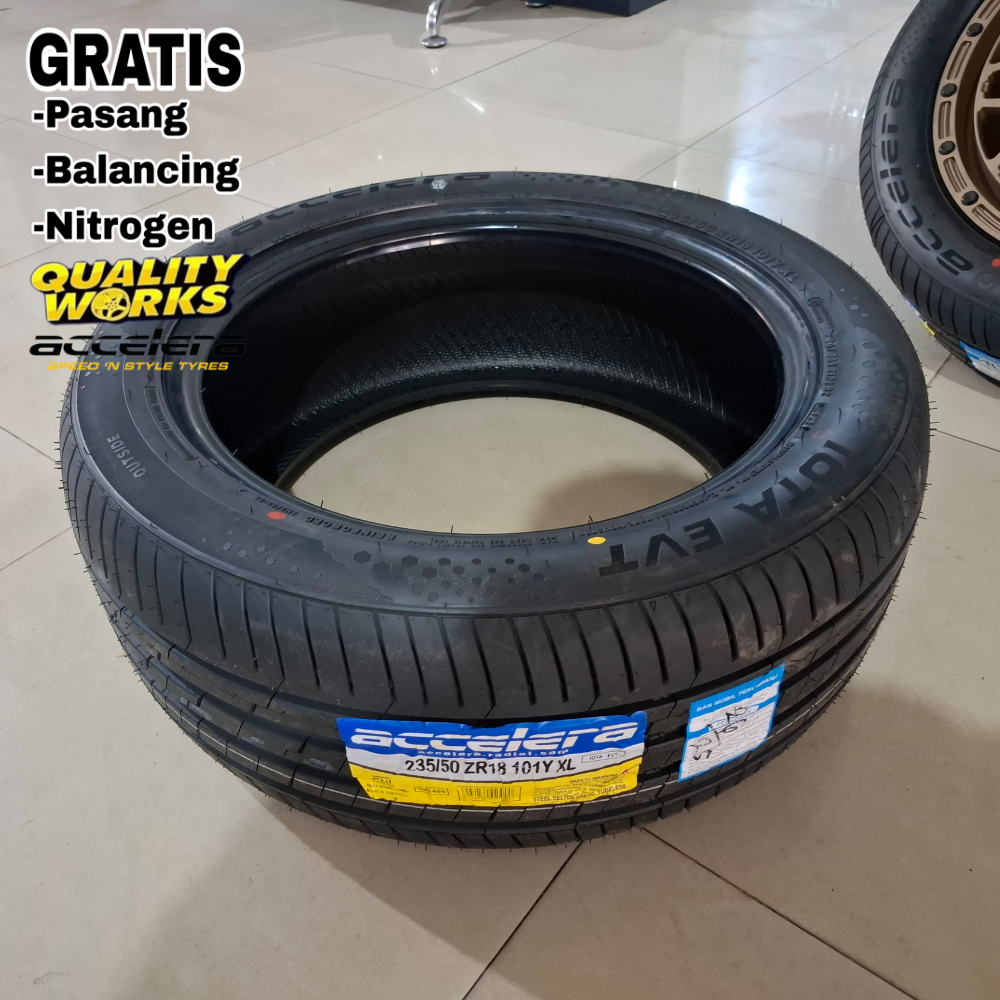 BAN MOBIL ALPHARD 235 50 R18 ACCELERA IOTA EVT BAN RING 18 ACCELERA 235/50 R18