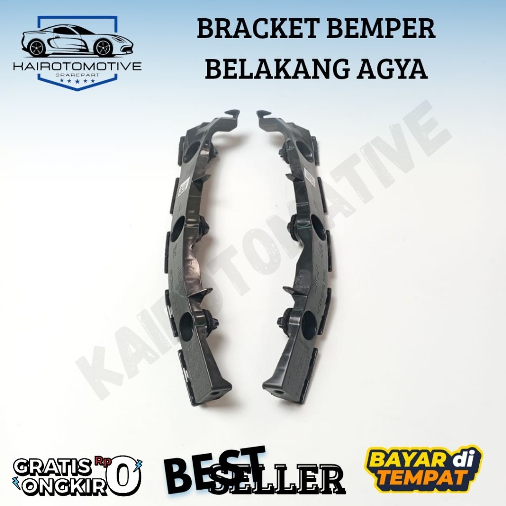 Bracket Breket Bemper Atau Support Bemper Belakang Agya 2014-2019 Original