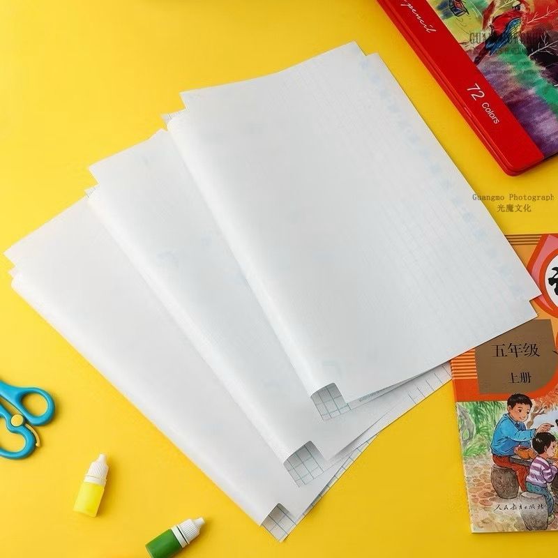 

Sampul Buku Stiker Pvc Film Pelindung Buku Tekstil 10 Lembar Buram Tahan Air Dengan Perekat Untuk Alat Tulis Sekolah Dasar SD Paper