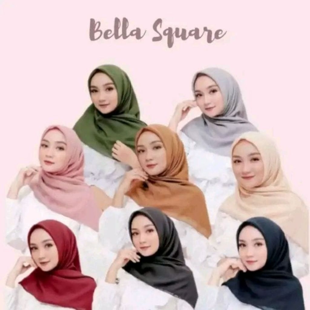JILBAB POLOS Segi Empat Bella Square 110x110