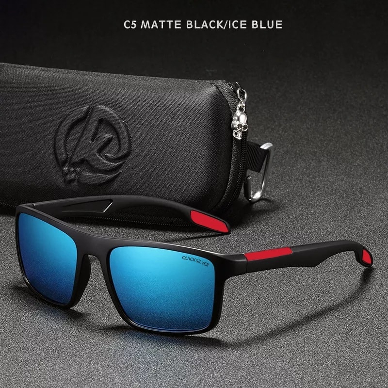 KACAMATA QUICK SILVER 0101 SPORT AKSESORIS LENSA POLARIZED ANTISILAU ANTIRADIASI FRAME POLYCARBONATE