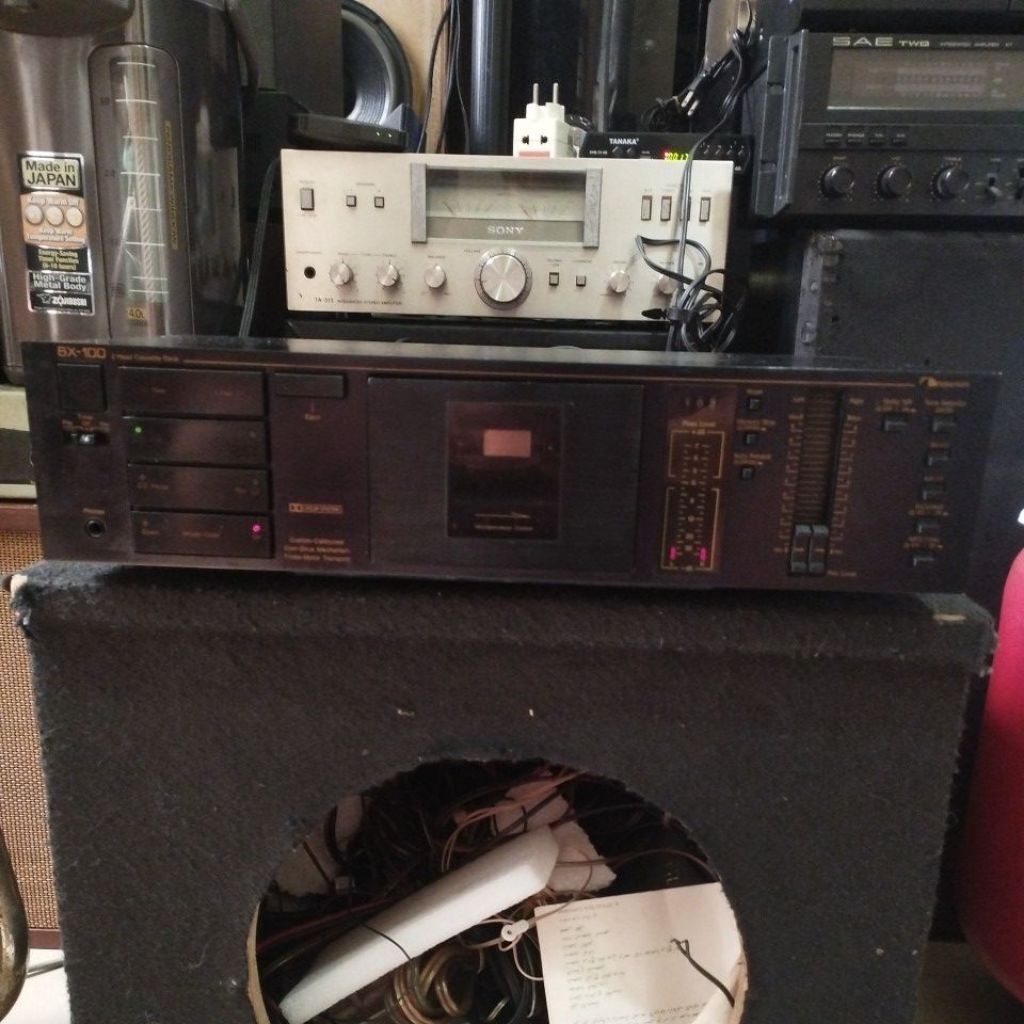 2 head cassette kaset tape deck nakamichi bx-100 full original Made in Japan
