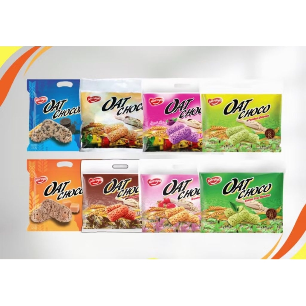 

NARAYA OAT CHOCO BESAR COKLAT STRAWBERRY ORIGINAL PANDAN CARAMEL COOKIES