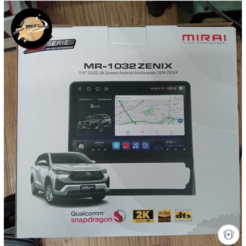 MIRAI MR-1032 ZENIX 8/128 GB HEAD UNIT INNOVA ZENIX / HAED UNIT MIRAI MR1032ZENIX