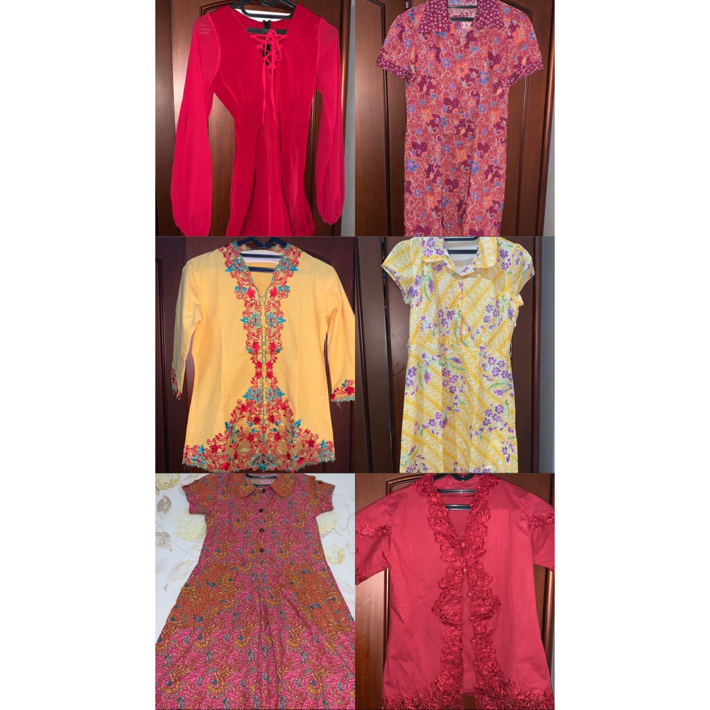 Preloved Batik Dress Batik Keris