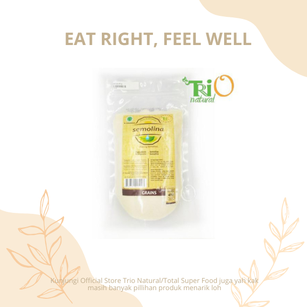 

TRIO NATURAL Semolina Flour / Tepung Semolina