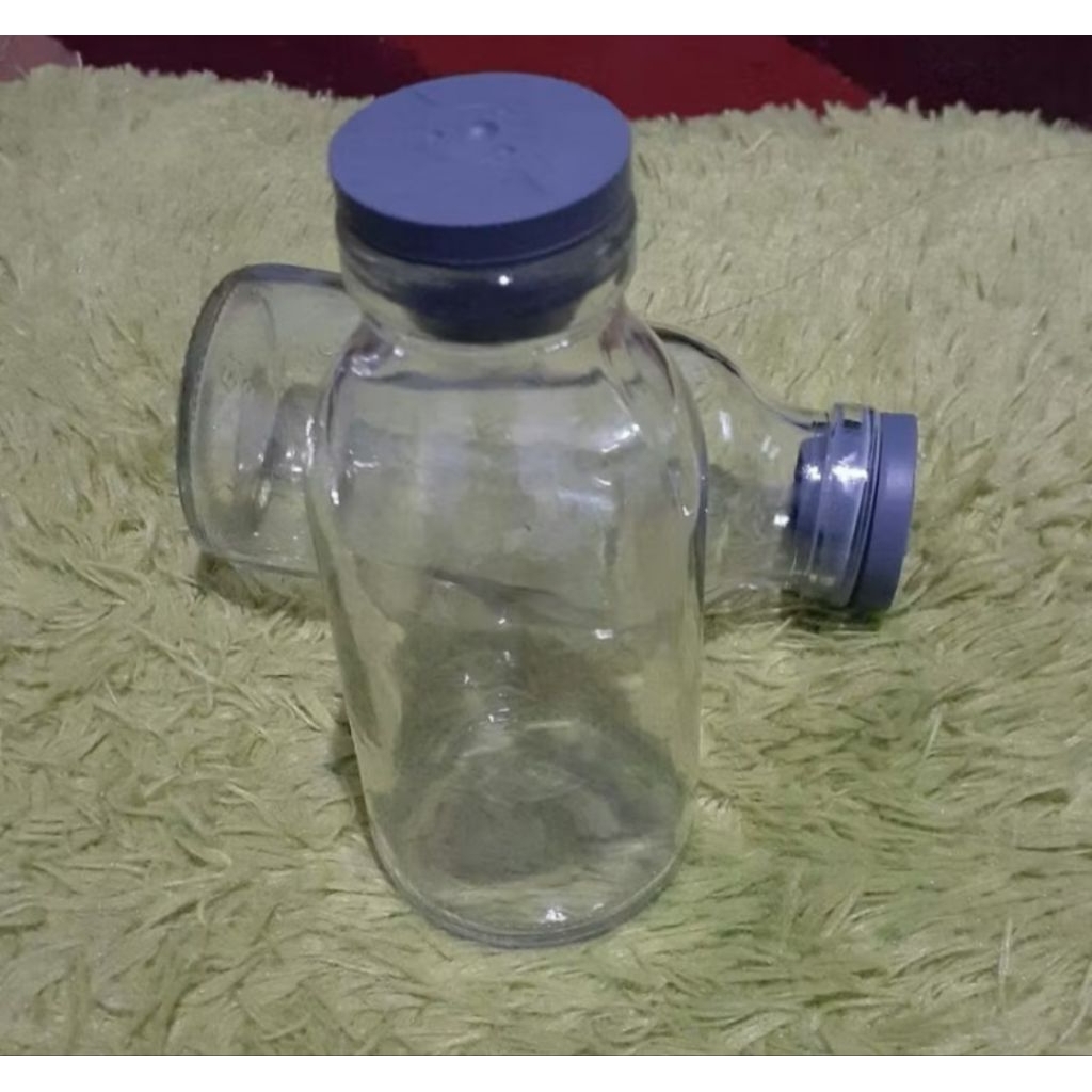 BOTOL KACA 100 ML ( 8 ) DELAPAN PCS FREE PACKING KARDUS