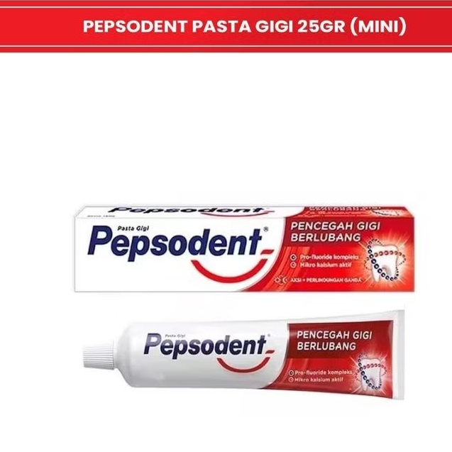 Pepsodent Pasta Gigi 25gr