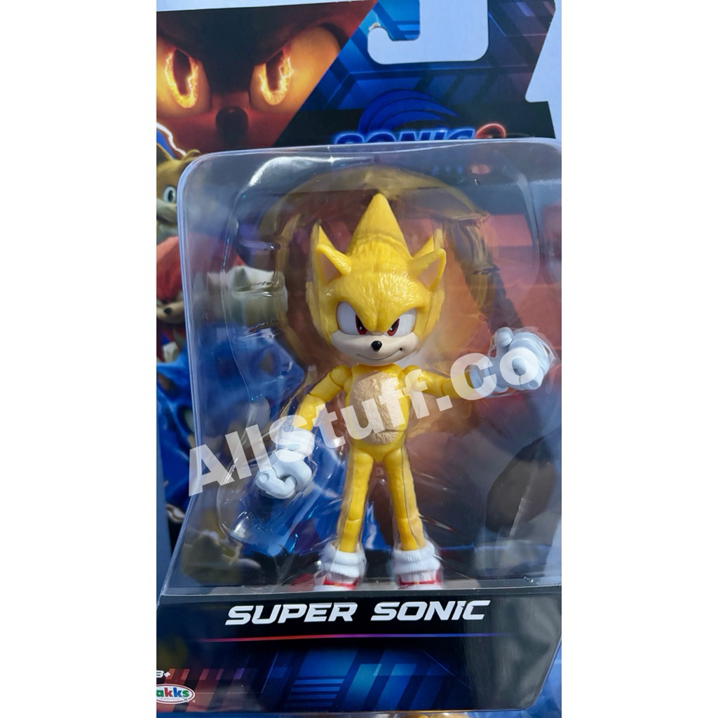 Super Sonic 3 The Hedgehog Jakks Pacific