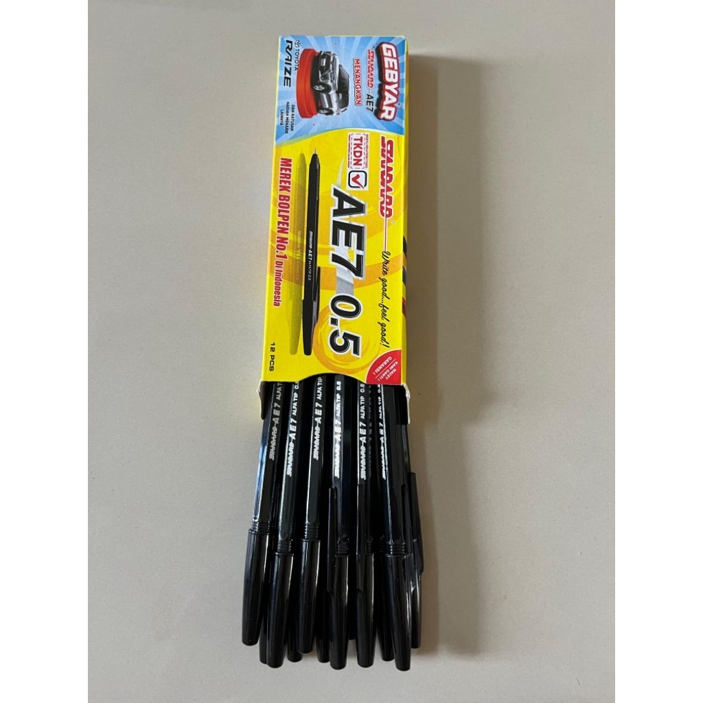 

Pulpen Standard AE7 05 Tinta Warna Hitam
