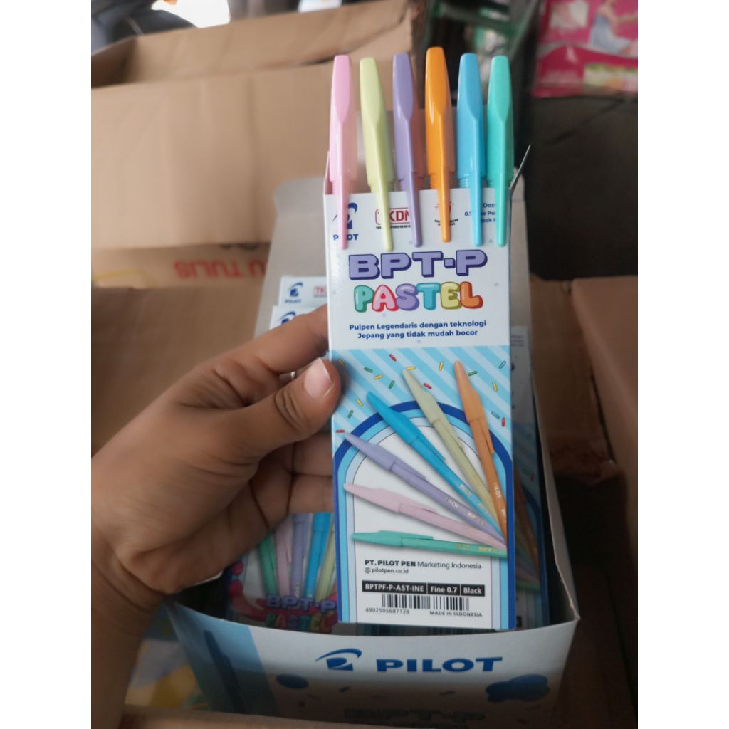 

Pena BPT_P PILOT PASTEL 1KOTAK 12LS